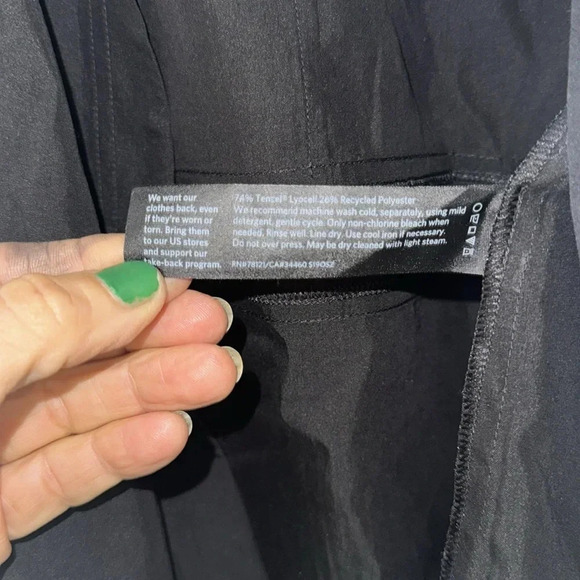 Eileen fisher Sandwashed Tencel Round Neck Jacket silk black NWT size small - Picture 10 of 16